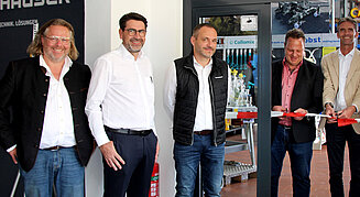 Offizielle Eröffnung Baugeräte-Shop in Kulmbach