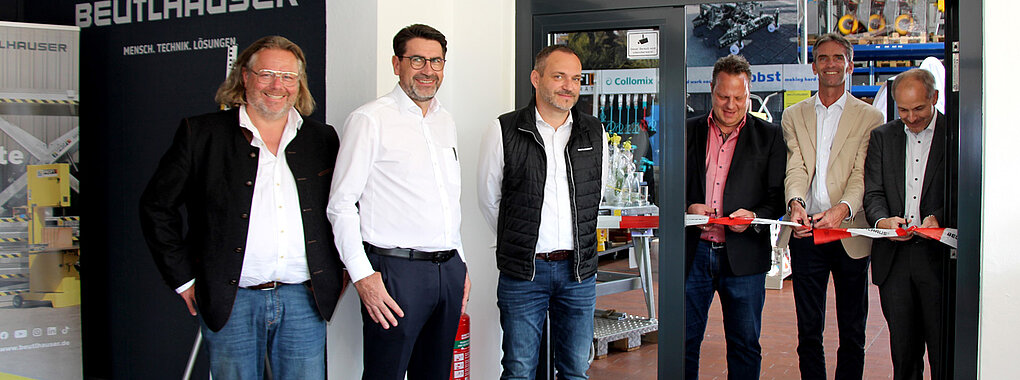 Offizielle Eröffnung Baugeräte-Shop in Kulmbach