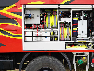 Die Feuerwehrausstattung eines Redmog