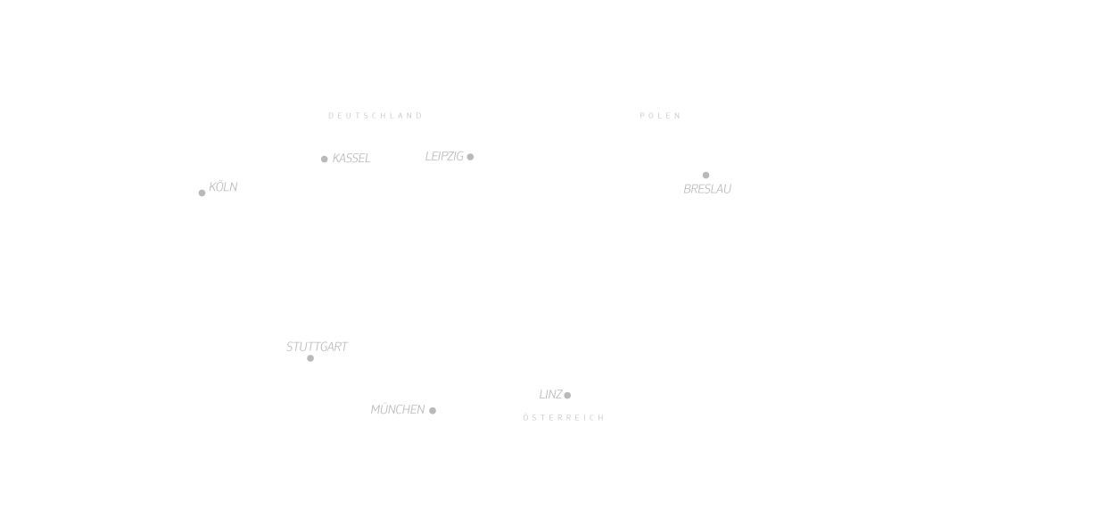 Karte mit Standorten